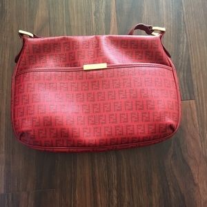 Authentic fendi cross body purse